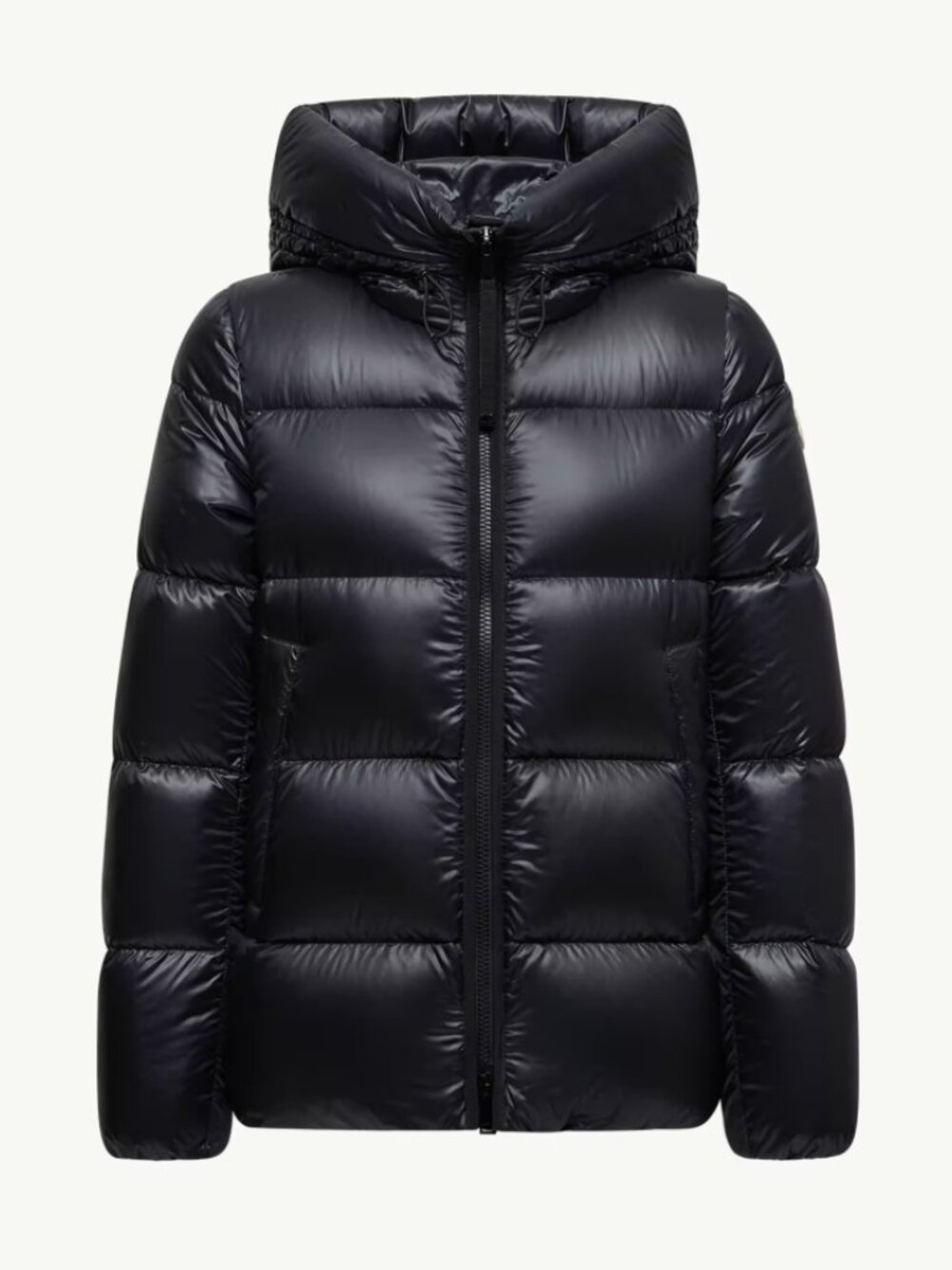 Moncler Women's Seritte Giubbotto Hooded Short Down Jacket - Size 5